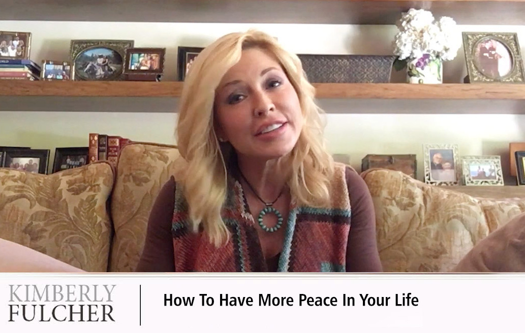 How to have more peace in your life.