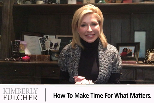 How to make time for what matters