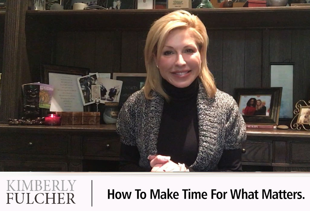 How to make time for what matters.
